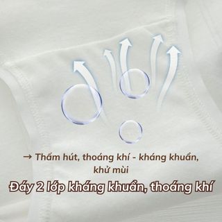 Quần lót cotton cao cấp kháng khuẩn thoáng mát cạp vừa tôn dáng gợi cảm sexy co giãn tốt DEVARI 1129