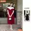 Đầm thiết kế BEMINE cổ tròn phối viền ren cách điệu dáng chữ A phù hợp đi làm-B172