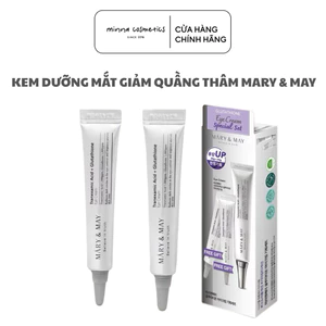 Kem Mắt Dưỡng Hỗ Trợ Giảm Thâm Quầng Mắt MARY AND MAY Tranexamic Acid + Glutathion Eye Cream 12g