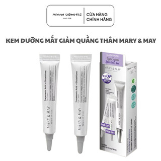 [Mary&May] Kem Mắt Dưỡng Hỗ Trợ Giảm Thâm Quầng Mắt MARY AND MAY Tranexamic Acid + Glutathion Eye Cream 12g