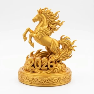 Ngựa Phong Thủy Bằng Nhựa – Trang Trí Năm Mới – Cao 10cm