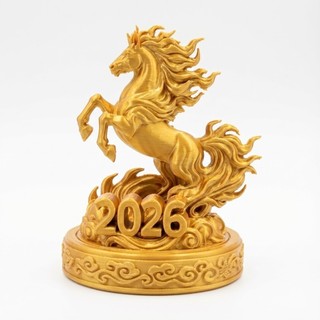 Ngựa Phong Thủy Bằng Nhựa – Trang Trí Năm Mới – Cao 10cm