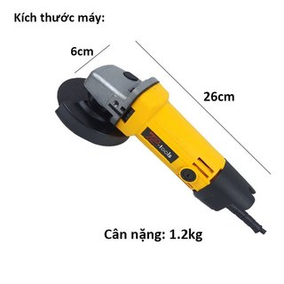 Toptools Máy mài góc cầm tay TP-954 công suất 750w, 11000v/p, lưỡi 100mm, lõi đồng...Tặng phụ kiện , mài, chà , cắt...