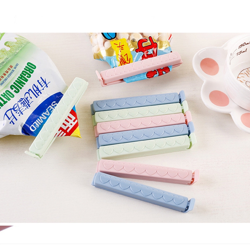 Bộ 5 kẹp niêm phong, kẹp khóa miệng túi bảo quản thực phẩm,dụng cụ kẹp miệng túi thức ăn