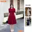 Đầm thiết kế BEMINE cổ đức đính cúc dáng chữ A tùng váy đuôi cá xếp ly phù hợp đi làm, đi tiệc-MT10084