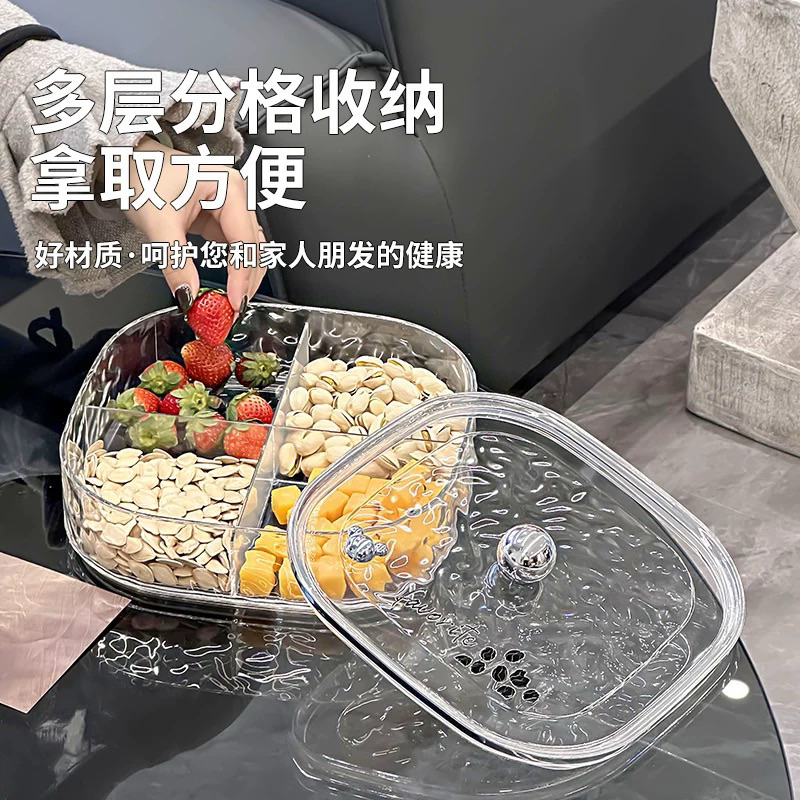 Khay Mứt Tết 4 Ngăn Mẫu Mới Tết 2026 Sang Trọng.