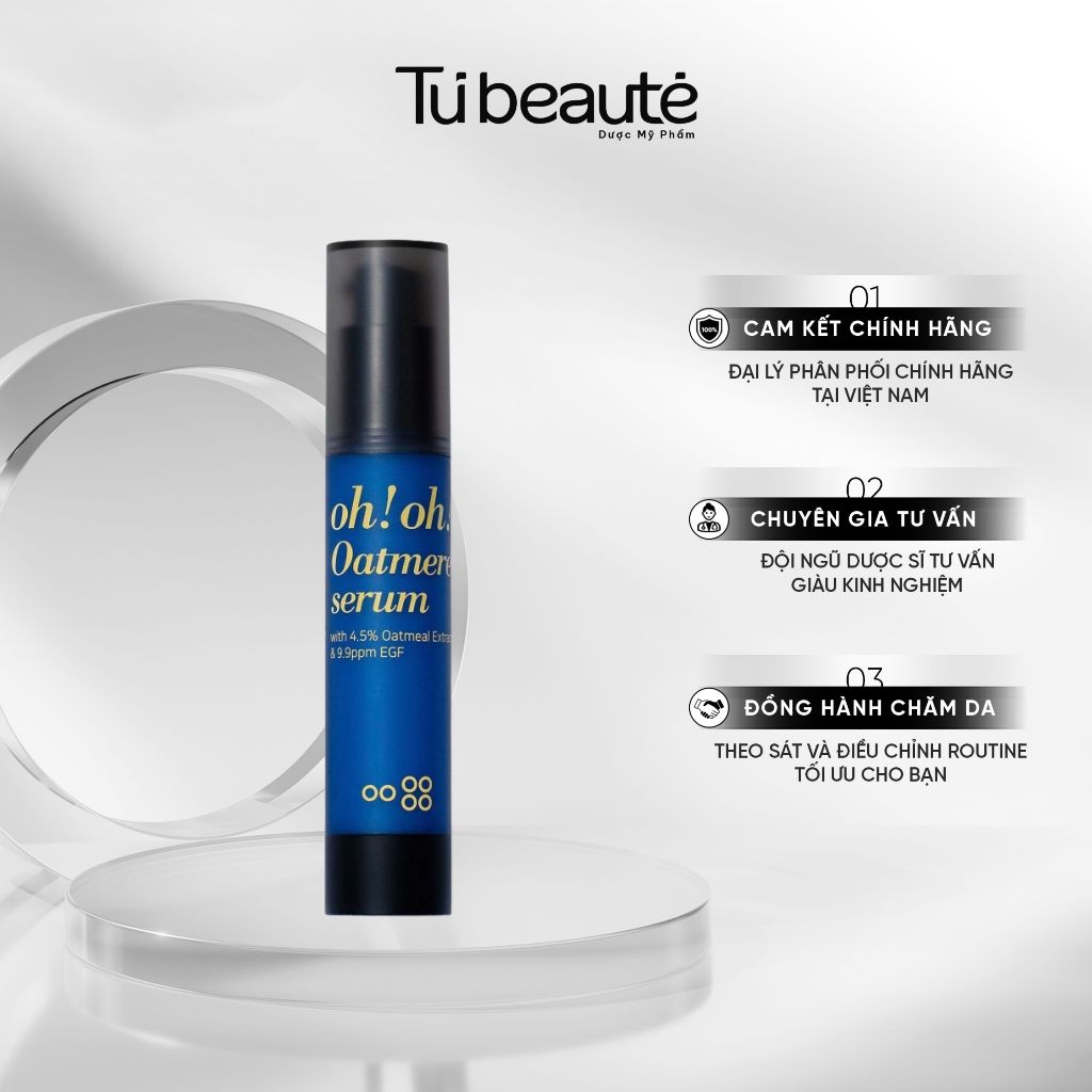 [HÀNG CÔNG TY] Tinh Chất Tế Bào Gốc Oh!Oh! Oatmere Phục Hồi Chuyên Sâu, Chống Lão Hóa 25ml