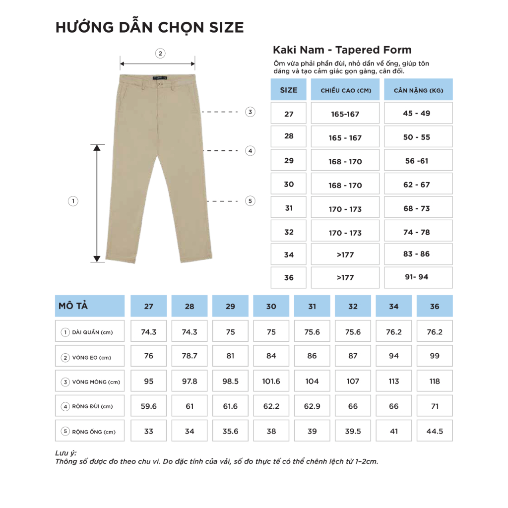 Quần Dài Kaki Nam Cạp Chun Chất Cotton Cao Cấp Thoáng Mát Thời Trang NINOMAXX 2507002
