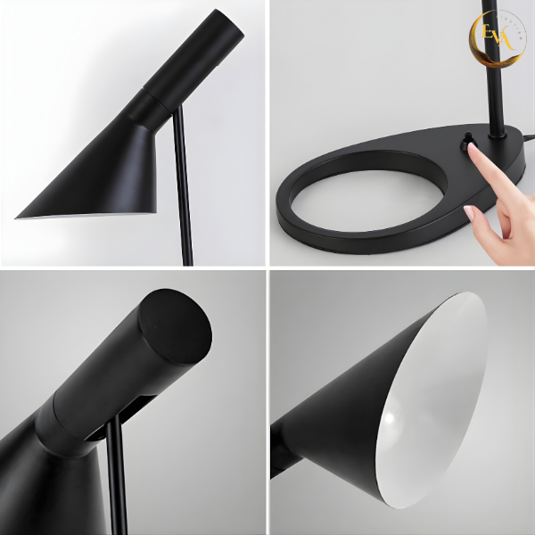 Đèn bàn đọc sách EVA AP02 W140*H560mm ánh sáng vàng ấm, để bàn học, phòng ngủ hiện đại bảo hành 12 tháng