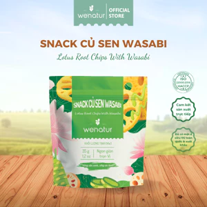 Snack Củ Sen Wasabi we'natur 35g