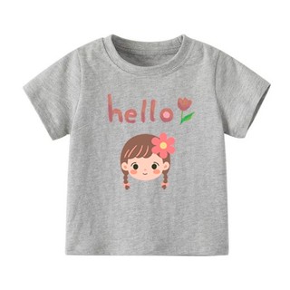 👕 Áo Thun Bé Gái mềm mịn thoáng mát in hình dễ thương 👕 AT363