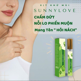 Xịt khử mùi hôi nách SUNNY LOVE hỗ trợ khử mùi hôi cơ thể, hương thơm dịu nhẹ 10ml