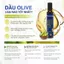 Dầu Olive ép lạnh hữu cơ Crudolio, Mani - dòng Extra Virgin Olive Oil - dầu oliu nhập khẩu châu Âu
