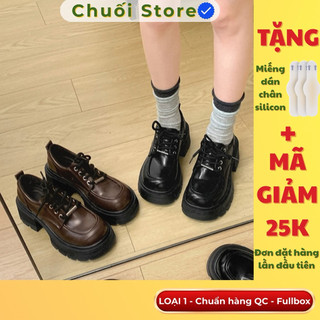 Giày oxford nữ da PU tổng hợp dệt vải đế cao su tinh tế nhẹ nhàng sang trọng cao cấp