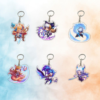 Móc Khóa Mica Keychain Chibi TFT Dễ Thương phụ kiện trang trí chibi dễ thương