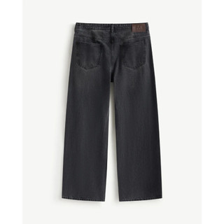 Quần Denim Nam Dark Grey Ống Đứng Form Straight - ROUTINE 10F25DPA035