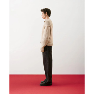 Quần Denim Nam Dark Grey Ống Đứng Form Straight - ROUTINE 10F25DPA035