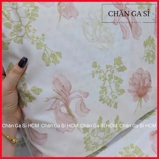 🧧TẶNG VỎ ÔM️🧧Bộ Ga Gối 4 Món Lụa Việt Thái in 5D Nằm Mát, Giá Rẻ, Màu Sắc Sang Trọng _Chăn Ga Sỉ HCM