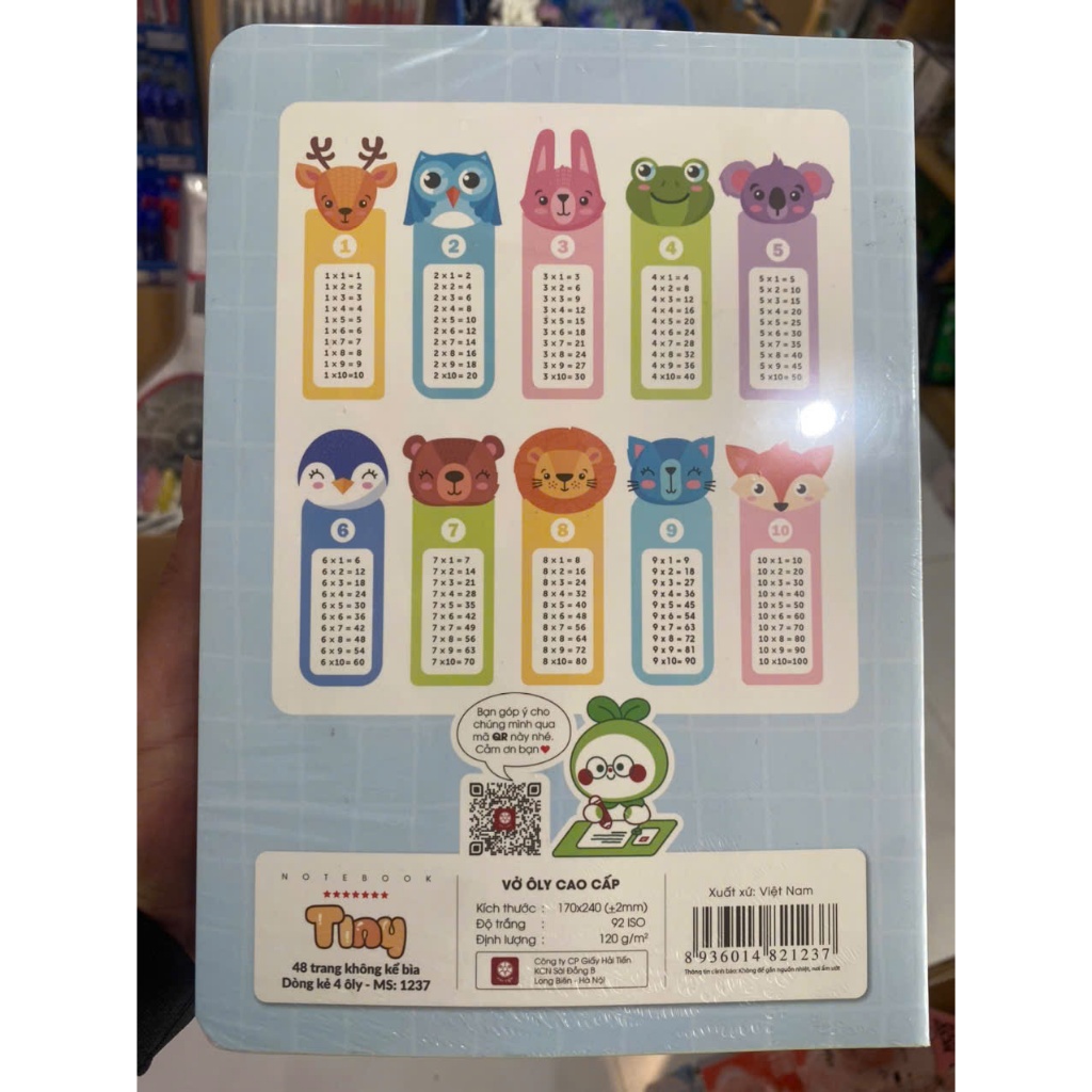 Vở Ô Ly 48tr không kể bìa Hải Tiến - MS : 1237