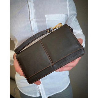 Ví Dài Nam Da Thật – Clutch Cầm Tay Phong Cách Lịch Lãm