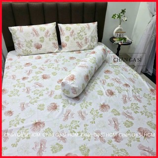 🧧TẶNG VỎ ÔM️🧧Bộ Ga Gối 4 Món Lụa Việt Thái in 5D Nằm Mát, Giá Rẻ, Màu Sắc Sang Trọng _Chăn Ga Sỉ HCM