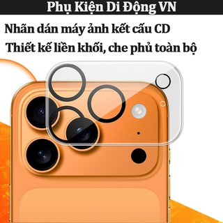 Kính bảo vệ camera iPhone kính cường lực 9H chống trầy chống vân tay cho iPhone 11 12 13 14 15 16 17 Pro Max 17 Air
