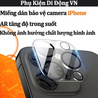 Kính bảo vệ camera iPhone kính cường lực 9H AR chống vân tay cho iPhone 17 Air 16 15 14 13 12 11 Pro Max 11/12/13 Mini