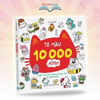 Sách Tô Màu 10.000 Hình Cho Bé Tranh Tô Màu Dễ Thương Giúp Bé Phát Triển Tư Duy & Sáng Tạo