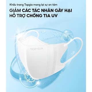 Thùng 600c khẩu trang TopGia 5D cao cấp, an toàn,3 lớp chống bụi mịn, kháng khuẩn