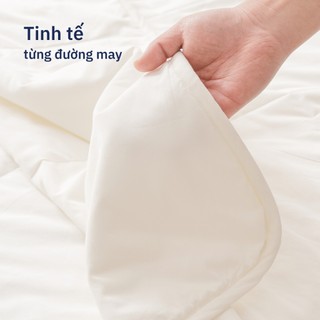 Chăn Mây Hàng Ngày Ru9 | Ruột Bông Microfiber Vải Cotton 300TC | Thông Thoáng Mát Mịn 1m6 - 2m2
