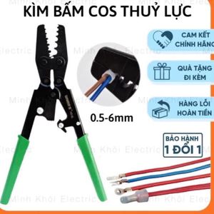 Kìm Bấm Cos Thuỷ Lực 0,5-6mm, kềm bấm cos, kìm bấm cốt Cao Cấp