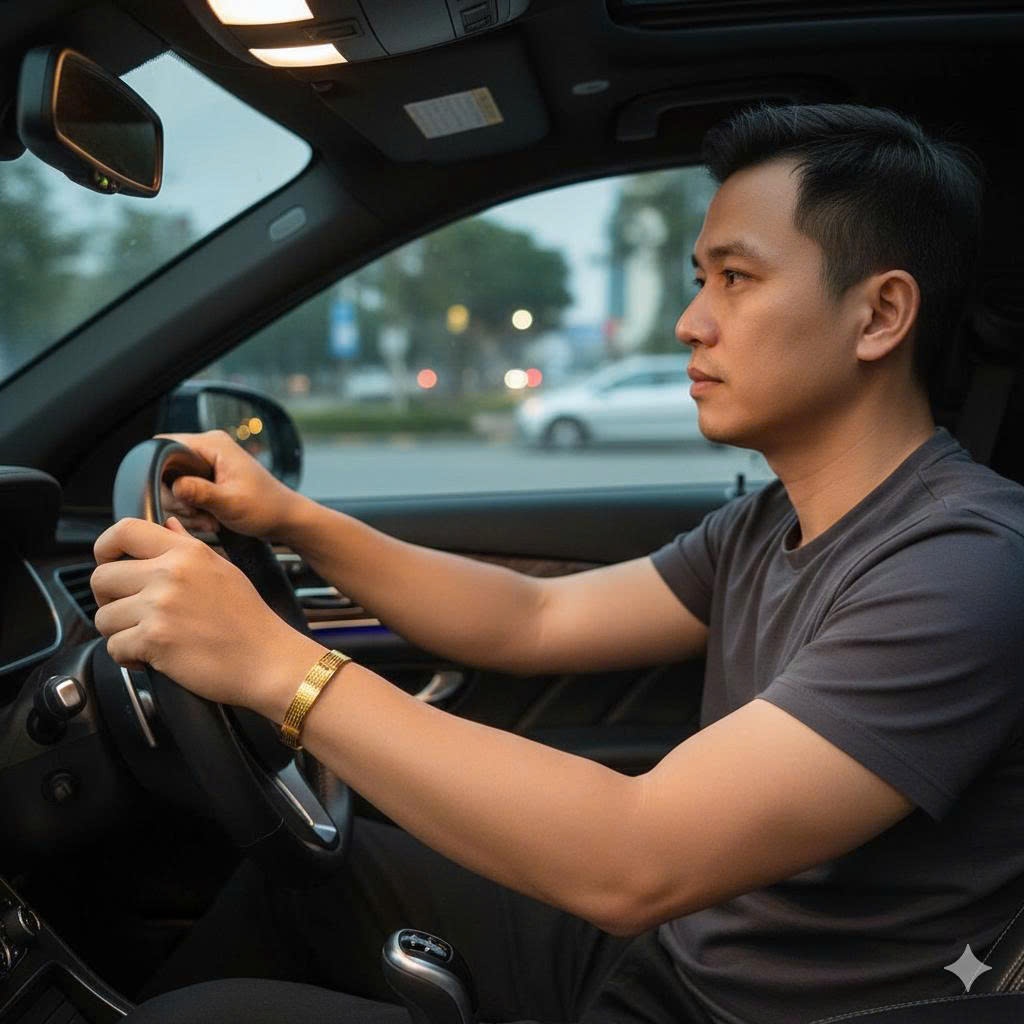 Vòng Tay Dạng Hở Khắc Chữ Nghệ Thuật Phụ Kiện Thời Trang Thái Lan Thanh Lịch