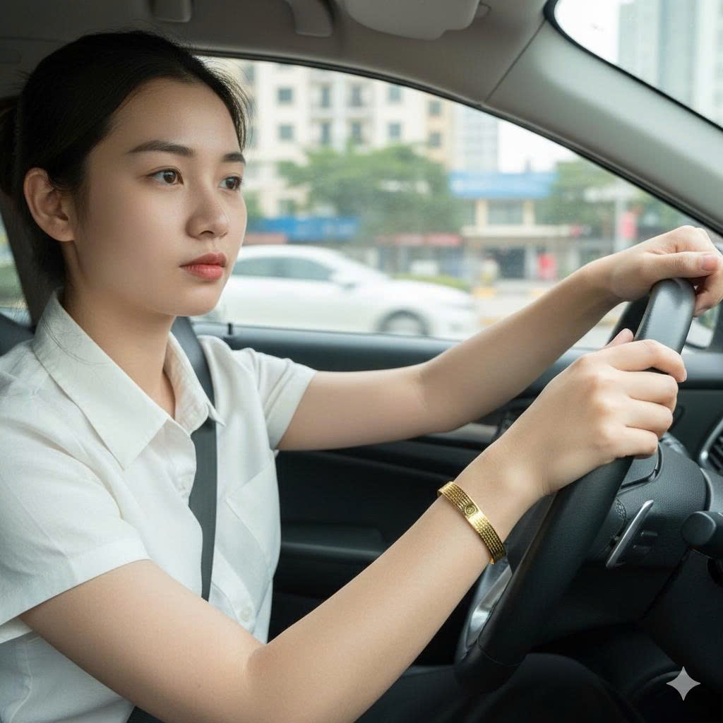 Lắc Tay Dạng Kiềng Hở Họa Tiết Thái Lan Phụ Kiện Đeo Tay Thời Trang Bền Màu