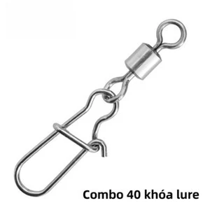 40 Khóa lure, khóa link 2,8cm chữ U chống xoắn