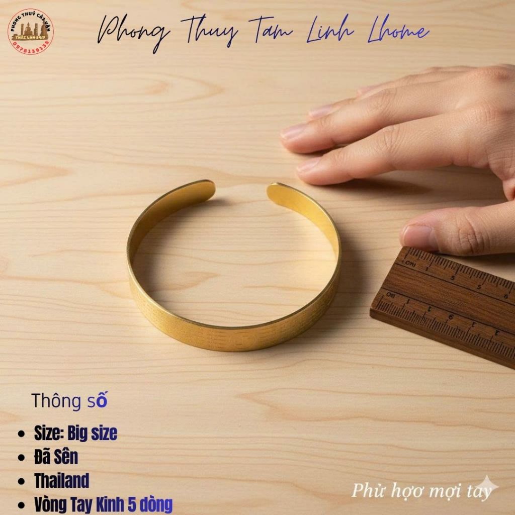 Lắc Tay Dạng Kiềng Hở Họa Tiết Thái Lan Phụ Kiện Đeo Tay Thời Trang Bền Màu