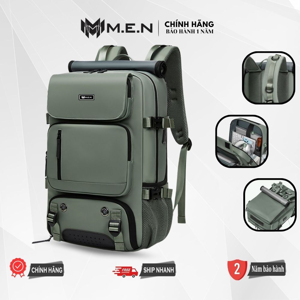 Balo văn phòng unisex Ales cuộn Men Atric đa chức năng [XU HƯỚNG MỚI]