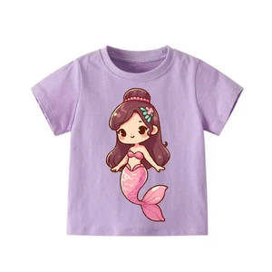 👕 Áo Thun Bé Gái mềm mịn thoáng mát in hình dễ thương 👕 AT378