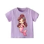 👕 Áo Thun Bé Gái mềm mịn thoáng mát in hình dễ thương 👕 AT378