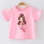 👕 Áo Thun Bé Gái mềm mịn thoáng mát in hình dễ thương 👕 AT378
