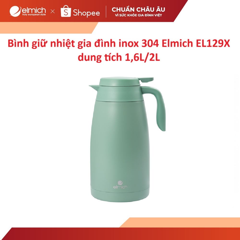 Bình giữ nhiệt gia đình inox 304 Elmich EL1291/2 dung tích 1,6L/2L