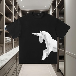 Áo Thun Form Rộng Unisex - In Hình Kỳ Lân (Unicorn) - Chất Vải Cotton Dày Dặn - Mẫu Mới Hot Trend