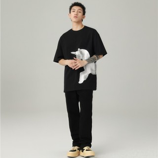 Áo Thun Form Rộng Unisex - In Hình Kỳ Lân (Unicorn) - Chất Vải Cotton Dày Dặn - Mẫu Mới Hot Trend