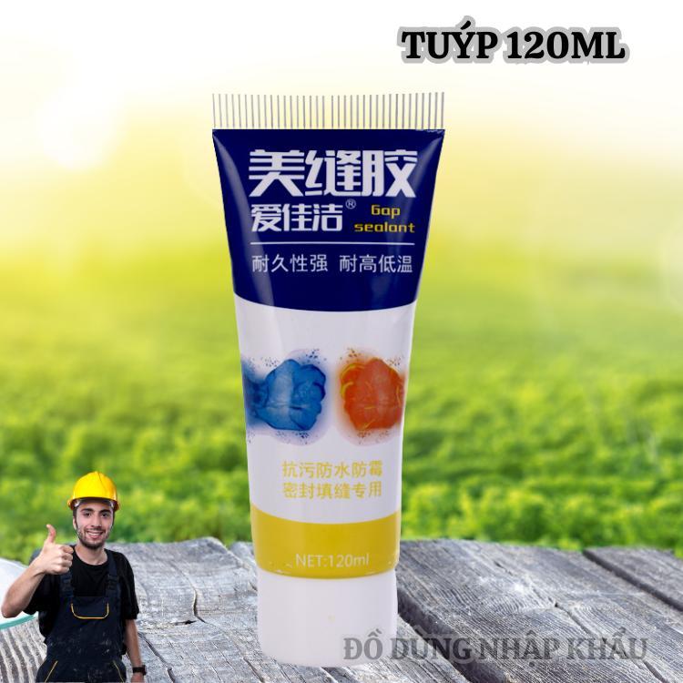 Keo Miết Mạch bịt kẽ hở chống thấm, khô nhanh - Keo Chít Mạch Silicon siêu dính, trám kín viền gạch nhà tắm, bồn rửa tay