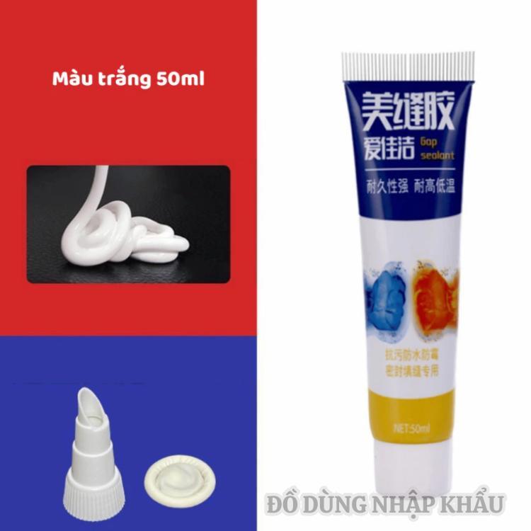 Keo Miết Mạch bịt kẽ hở chống thấm, khô nhanh - Keo Chít Mạch Silicon siêu dính, trám kín viền gạch nhà tắm, bồn rửa tay