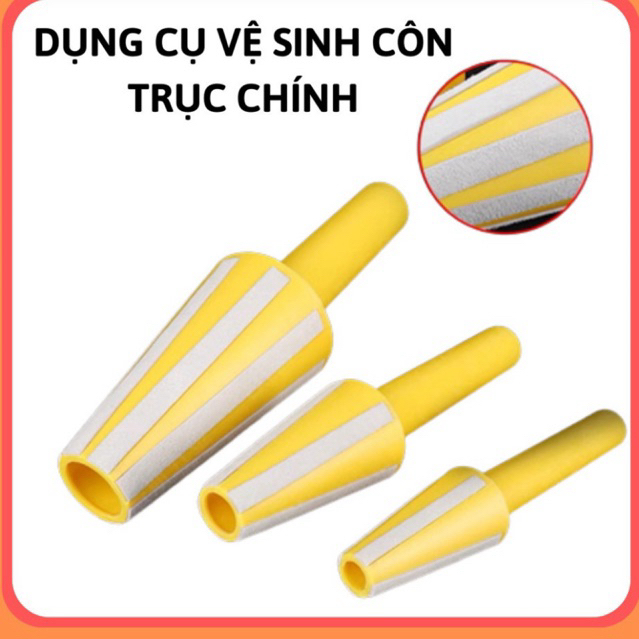 Dụng Cụ Vệ Sinh Côn Trục Chính, cán vệ sinh lỗ côn trục chính, con quay bt30, bt40,bt50 Cao Cấp