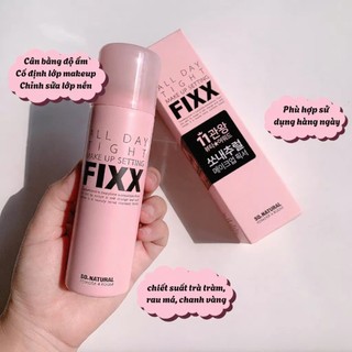Xịt khóa nền fixx So.Natural All Day Setting Fixx xịt khóa makeup fixx lâu trôi - Kosmi Beauty