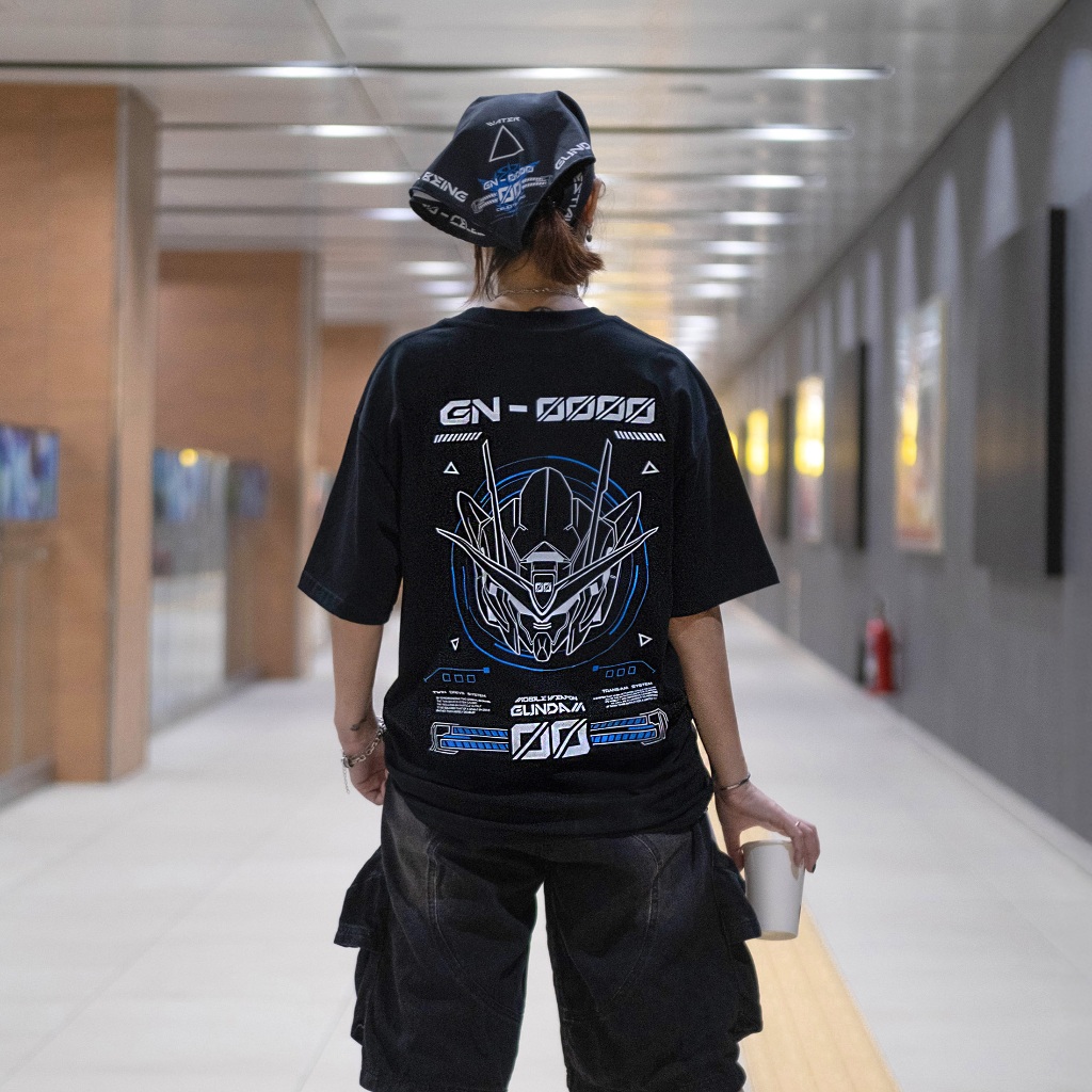Áo thun 00 G.U.N.D.A.M Nam Nữ Unisex Form Rộng Oversized