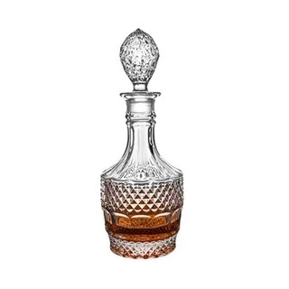 Chai thuỷ tinh đựng rượu dung tích 800ml  Vân dập nổi sang trọng, dày dặn thiết kế hoa văn hiện đại