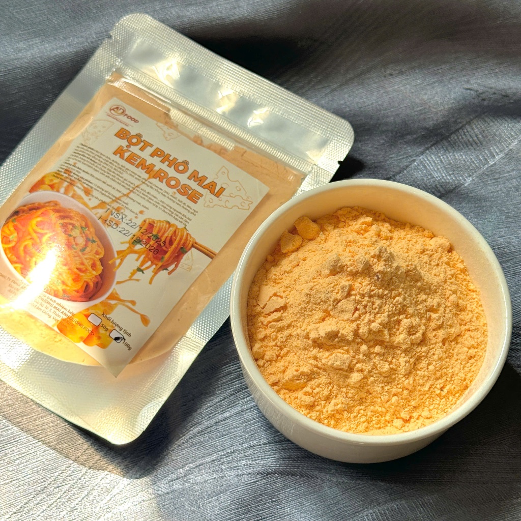 50g Gói bột phô mai Kem Rose ADFOOD -phù hợp làm xốt hải sản, xốt chấm bánh mì, mì ý