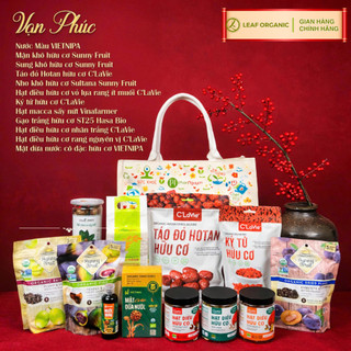 Bộ quà Tết hữu cơ tự chọn sản phẩm, tinh tế, thiết thực cho năm mới, phù hợp biếu tặng chuẩn Oragnic